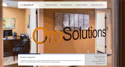 Desktop Screenshot of orosolutions.com